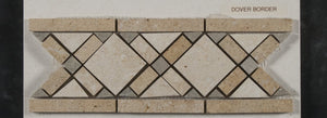 Dover Limestone Border Tile Honed