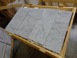 Bianco Carrara White Marble Tile 12x24 Polished