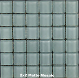 Diamond Glass Tile 2x2 Matte Mosaic