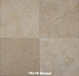 Golden Ruby Limestone Tile 18x18 Honed