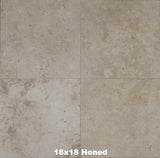 Grey Gold Limestone Tile 18x18 Honed