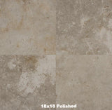 Grey Gold Limestone Tile 18x18 Polished
