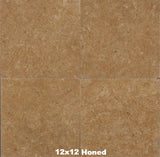 Inca Gold Limestone Tile 12x12 Honed