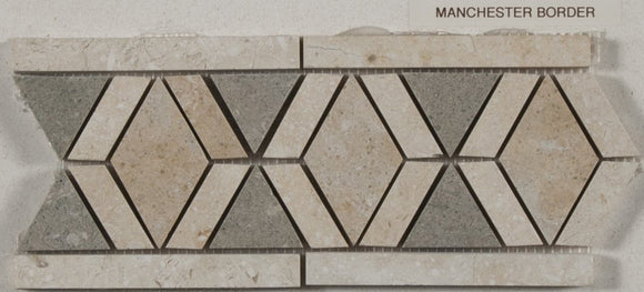 Manchester Limestone Border Tile