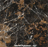 Michaelangelo Marble Tile 18x18 Polished 1/2"