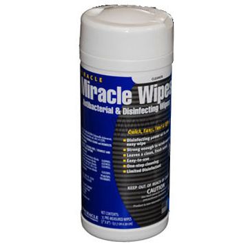 MIRACLE WIPES ANTIBACTERIAL & DISINFECTING 35 SHEET – Stone Design