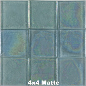 Platinum Pearl Glass Tile 4x4 Matte