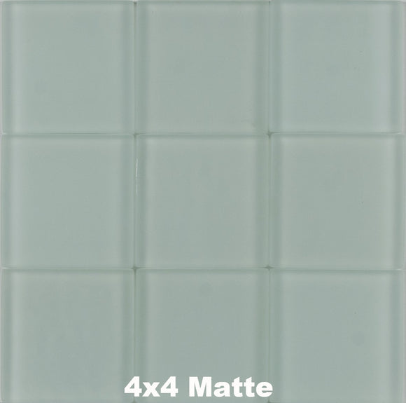Diamond Glass Tile 4x4 Matte