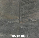 ocean green slate tile 12x12 cleft