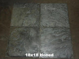Ostrich Grey Slate Tile 18x18 Honed