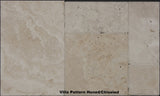 Parthenon Cream Travertine Tile Villa Pattern Honed/Chiseled