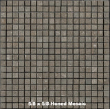 Seagrass Limestone Tile 5/8 x 5/8 Honed Mosaic