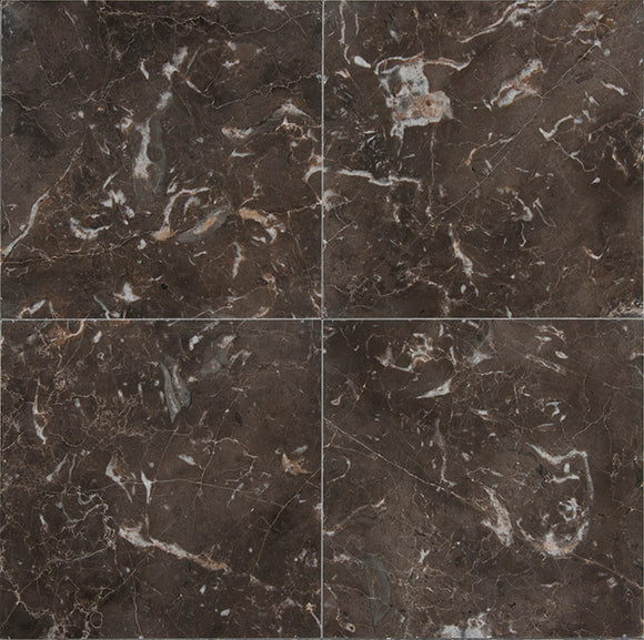 Serena Fossil Marble Tile 12x12 Polished