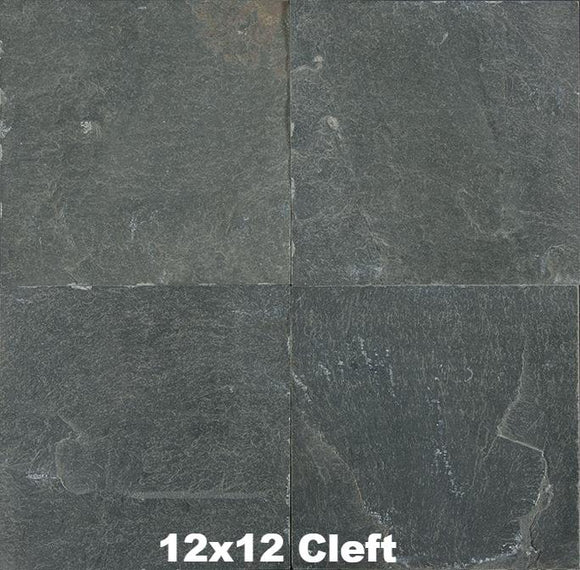Strata Green Slate Tile 12x12 cleft